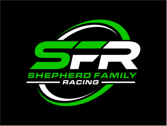 SFR - Shepherd Family Racing logo design by mutafailan