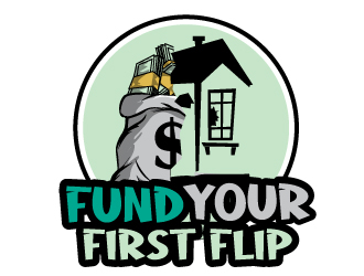FUND YOUR FIRST FLIP logo design by Suvendu