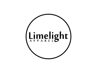 Limelight Apparel logo design by oke2angconcept