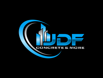 JDF Concrete & More logo design by oke2angconcept