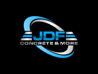 JDF Concrete & More logo design by oke2angconcept