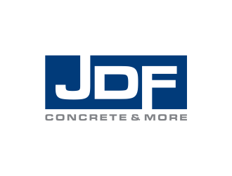 JDF Concrete & More logo design by GassPoll