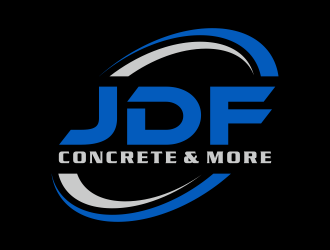 JDF Concrete & More logo design by GassPoll