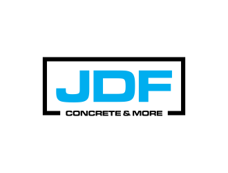 JDF Concrete & More logo design by GassPoll