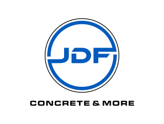 JDF Concrete & More logo design by GassPoll