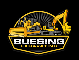 Buesing Excavating logo design by AamirKhan