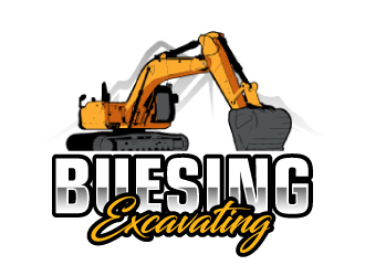 Buesing Excavating logo design by AamirKhan