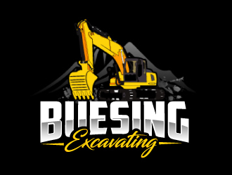 Buesing Excavating logo design by AamirKhan