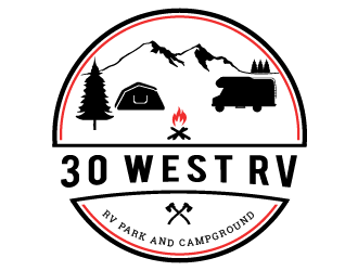 30 West RV  logo design by pollo