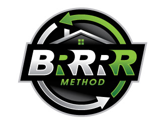 BRRRR Method logo design by REDCROW