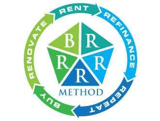 BRRRR Method logo design by REDCROW