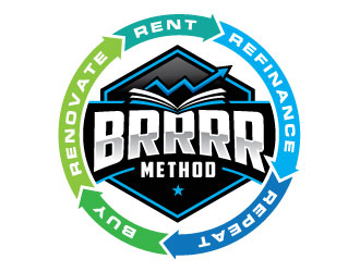 BRRRR Method logo design by REDCROW