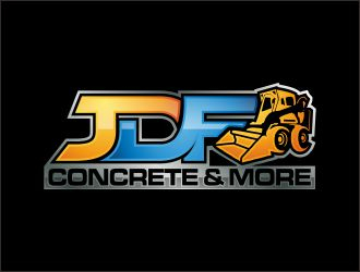 JDF Concrete & More logo design by josephira