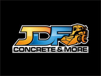 JDF Concrete & More logo design by josephira