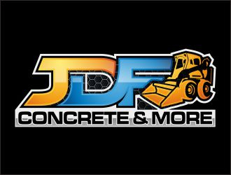 JDF Concrete & More logo design by josephira