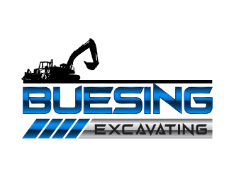 Buesing Excavating logo design by lbdesigns