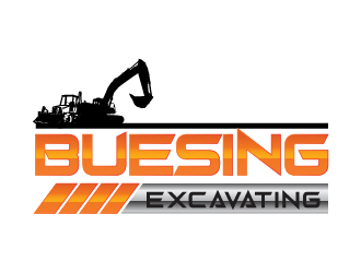 Buesing Excavating logo design by lbdesigns