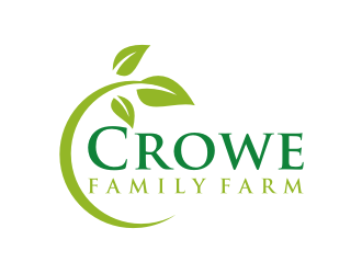 Crowe Family Farm logo design by puthreeone