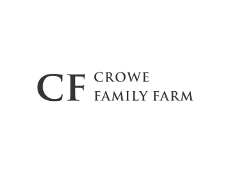 Crowe Family Farm logo design by Artomoro