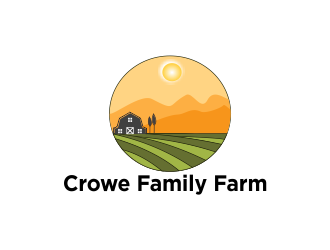 Crowe Family Farm logo design by Greenlight