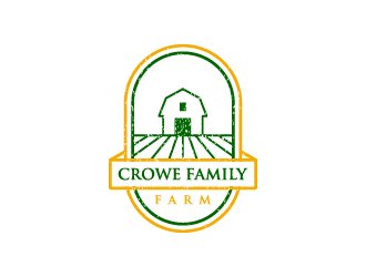 Crowe Family Farm logo design by jafar