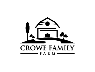 Crowe Family Farm logo design by jafar