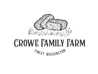 Crowe Family Farm logo design by aura