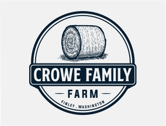 Crowe Family Farm logo design by Mardhi