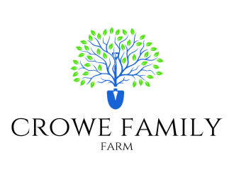 Crowe Family Farm logo design by jetzu