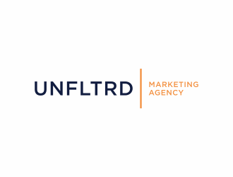 UNFLTRD Marketing Agency  logo design by ozenkgraphic