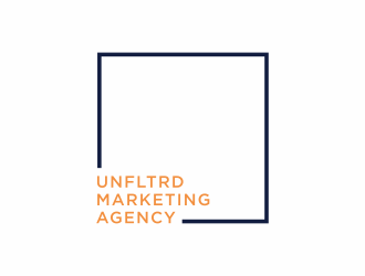 UNFLTRD Marketing Agency  logo design by ozenkgraphic