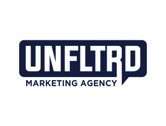 UNFLTRD Marketing Agency  logo design by cikiyunn