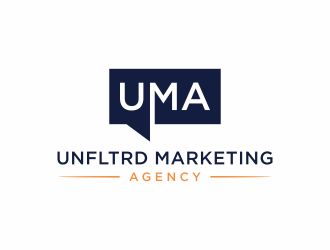 UNFLTRD Marketing Agency  logo design by ozenkgraphic