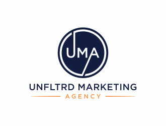 UNFLTRD Marketing Agency  logo design by ozenkgraphic