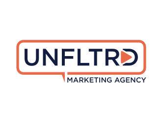 UNFLTRD Marketing Agency  logo design by peundeuyArt