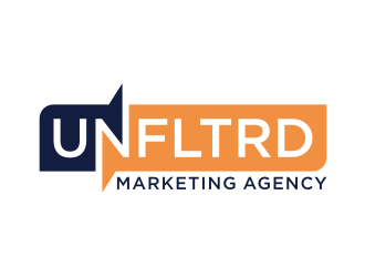 UNFLTRD Marketing Agency  logo design by puthreeone