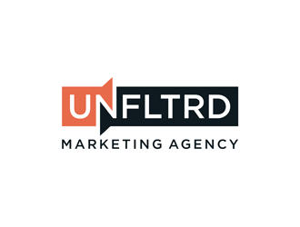 UNFLTRD Marketing Agency  logo design by alby