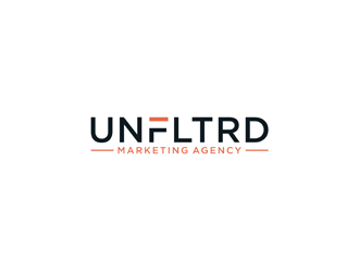 UNFLTRD Marketing Agency  logo design by alby