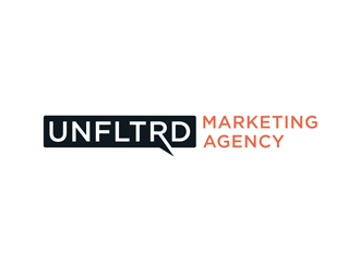 UNFLTRD Marketing Agency  logo design by alby