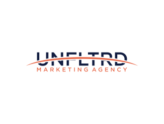 UNFLTRD Marketing Agency  logo design by ArRizqu