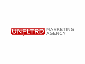 UNFLTRD Marketing Agency  logo design by aflah