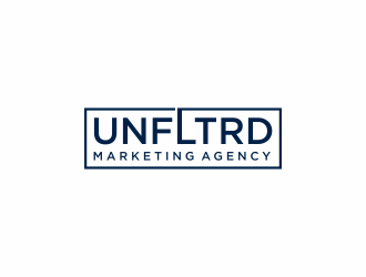 UNFLTRD Marketing Agency  logo design by Barkah