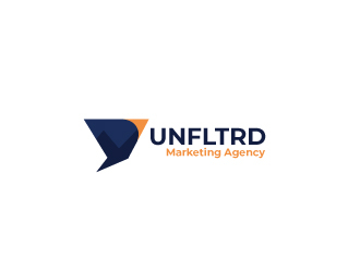 UNFLTRD Marketing Agency  logo design by estrezen