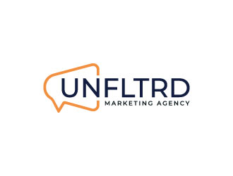 UNFLTRD Marketing Agency  logo design by pixalrahul