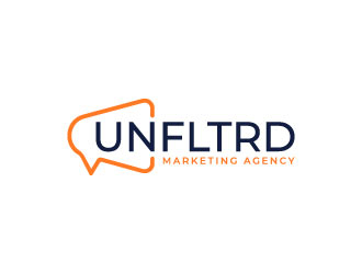 UNFLTRD Marketing Agency  logo design by pixalrahul