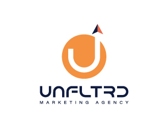 UNFLTRD Marketing Agency  logo design by dgawand