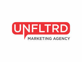 UNFLTRD Marketing Agency  logo design by santrie