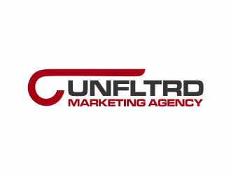 UNFLTRD Marketing Agency  logo design by santrie