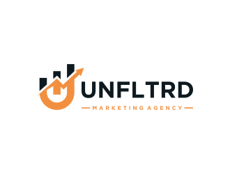 UNFLTRD Marketing Agency  logo design by vuunex