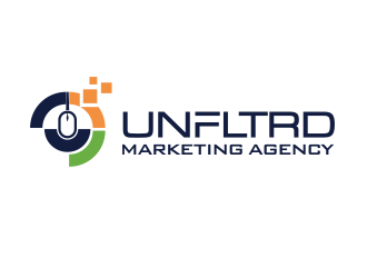 UNFLTRD Marketing Agency  logo design by M J